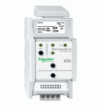 Switch actuator REG‑K/2x230/10 with manual mode light grey